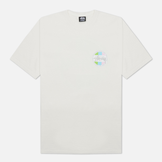 Мужская футболка Stussy Classic Dot Pigment Dyed Natural