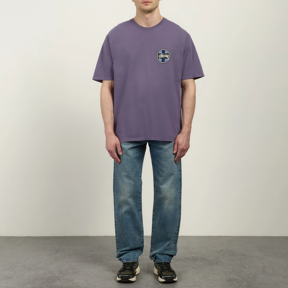 Stussy Мужская футболка Cross Dot Pigment Dyed