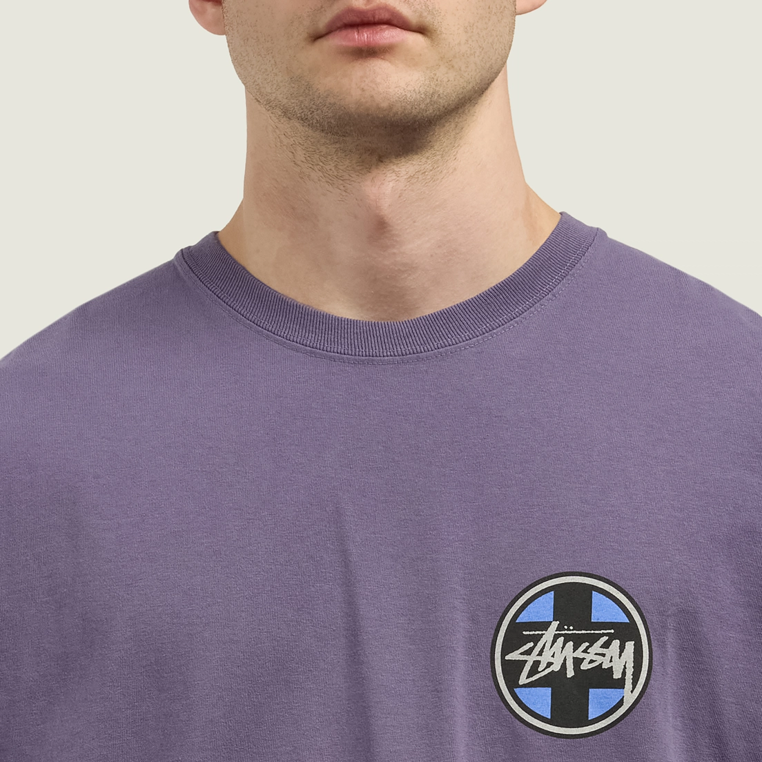 Stussy Мужская футболка Cross Dot Pigment Dyed