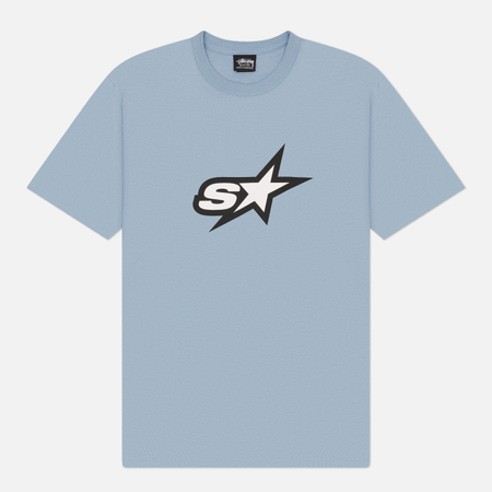Мужская футболка Stussy Speedway Tee, цвет голубой, размер L