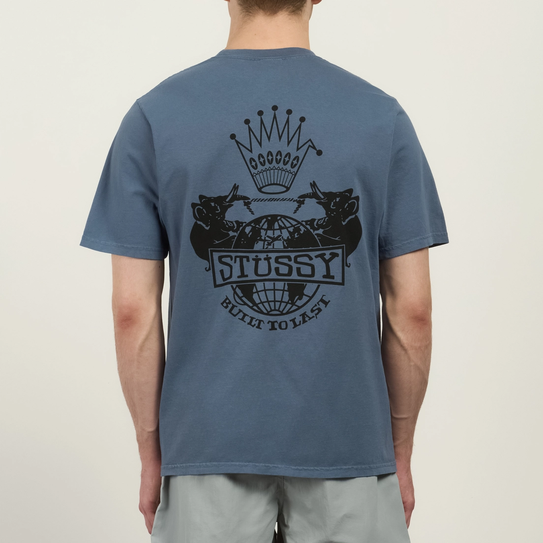 Stussy Мужская футболка Built To Last Pigment Dyed