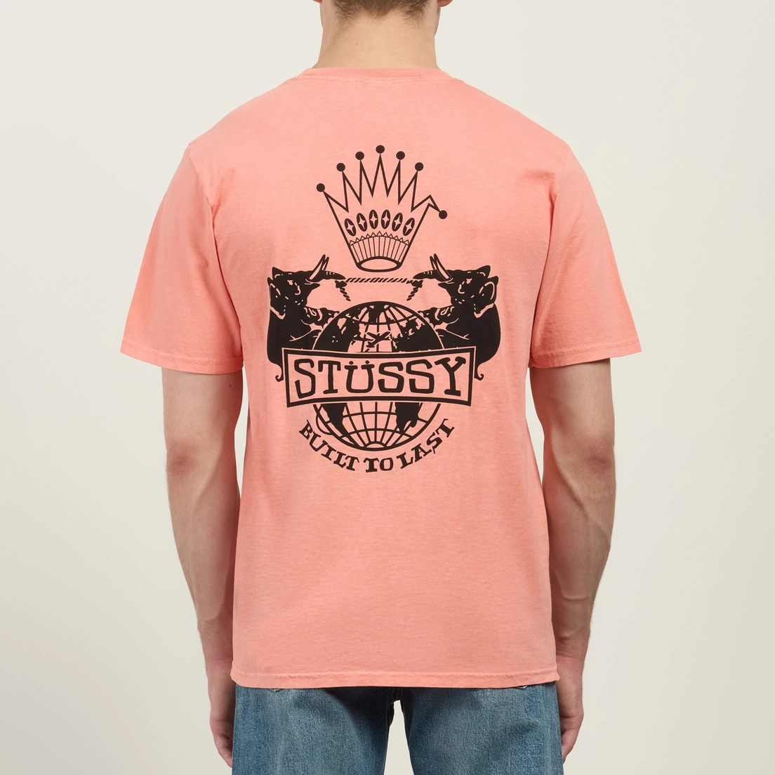 Stussy Мужская футболка Built To Last Pigment Dyed