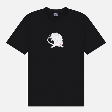 Мужская футболка Stussy Long Range, цвет чёрный, размер L