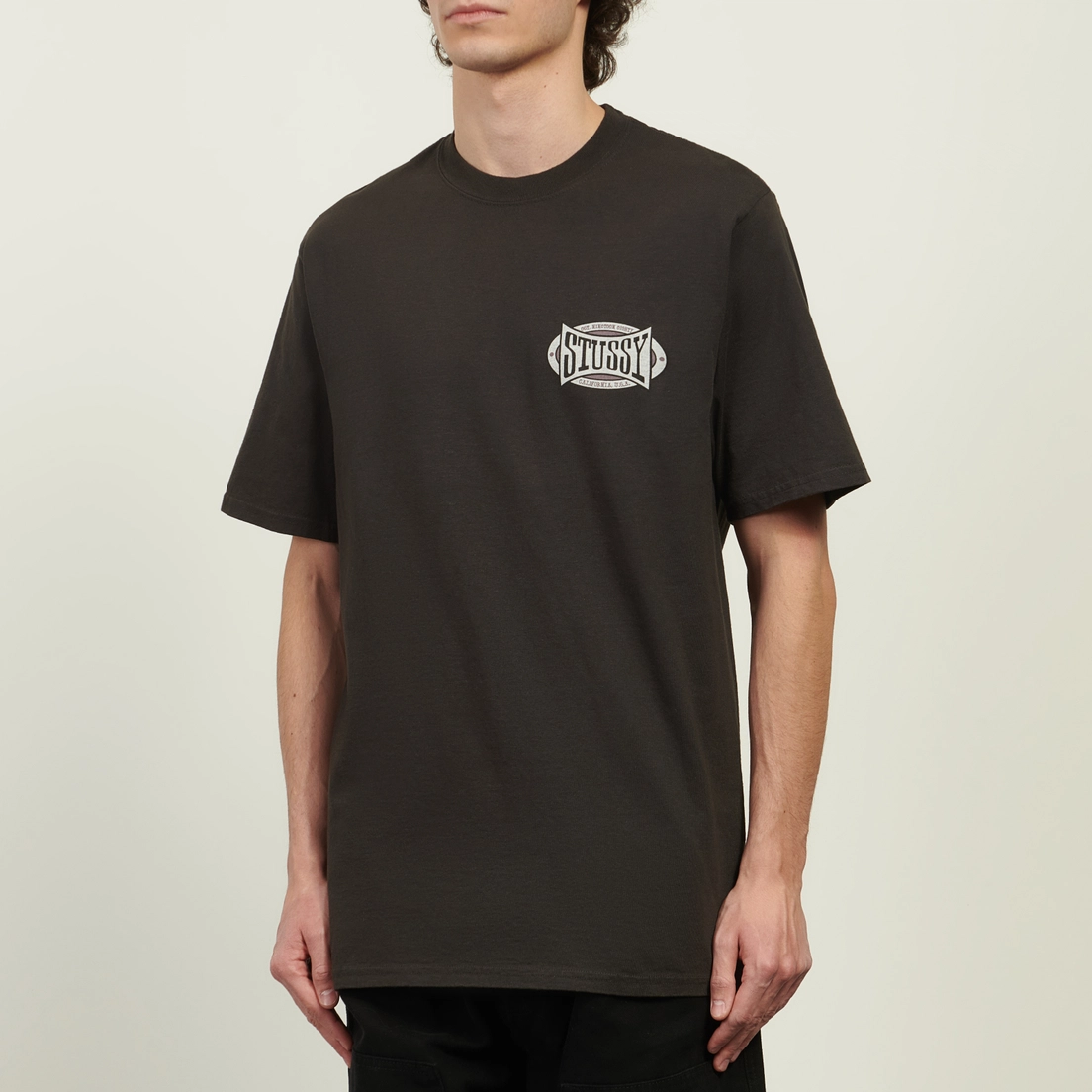 Stussy Мужская футболка Champion Oval Pigment Dyed