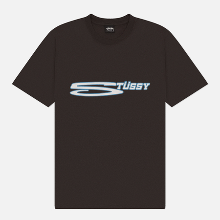 Мужская футболка Stussy Stretch Pigment Dyed, цвет чёрный, размер L