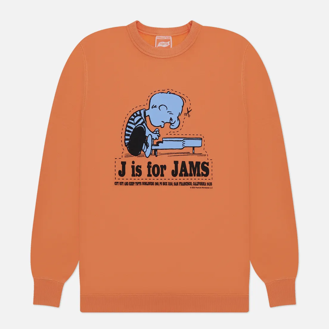 TSPTR Мужская толстовка x Peanuts J Is For