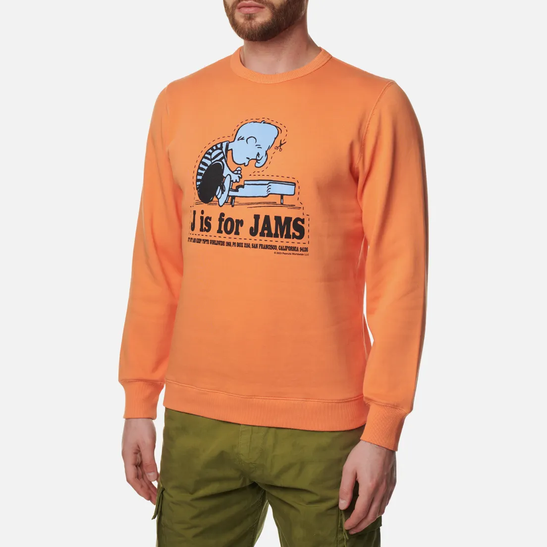 TSPTR Мужская толстовка x Peanuts J Is For