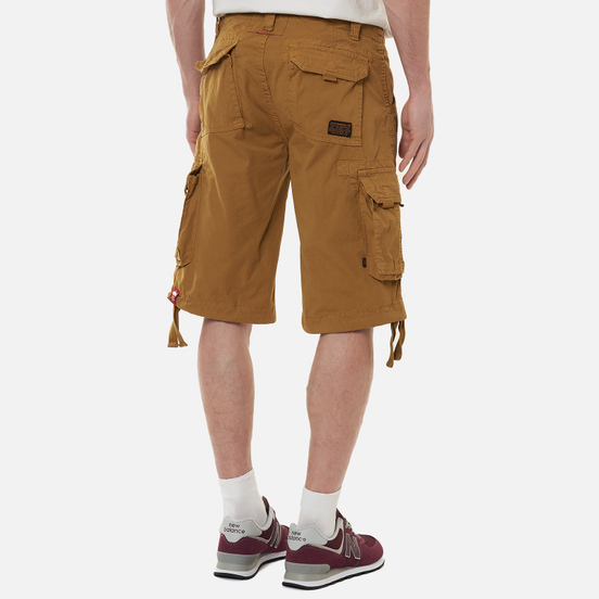 Мужские шорты Alpha Industries Jet Cargo Khaki