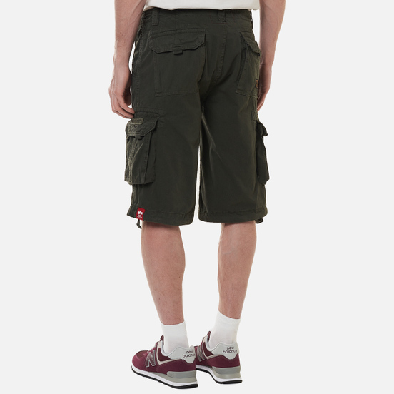 Мужские шорты Alpha Industries Jet Cargo Grey Black