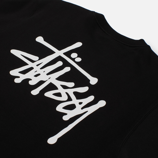 Мужская толстовка Stussy Basic Stussy Black