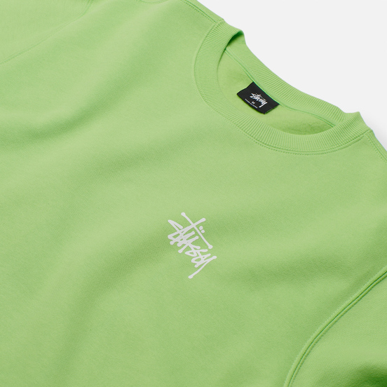Мужская толстовка Stussy Basic Stussy Green