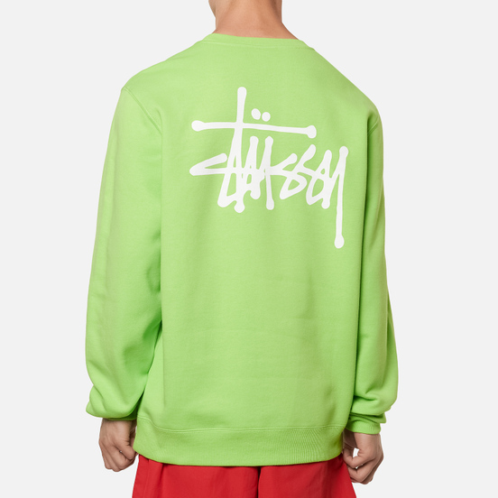 Мужская толстовка Stussy Basic Stussy Green