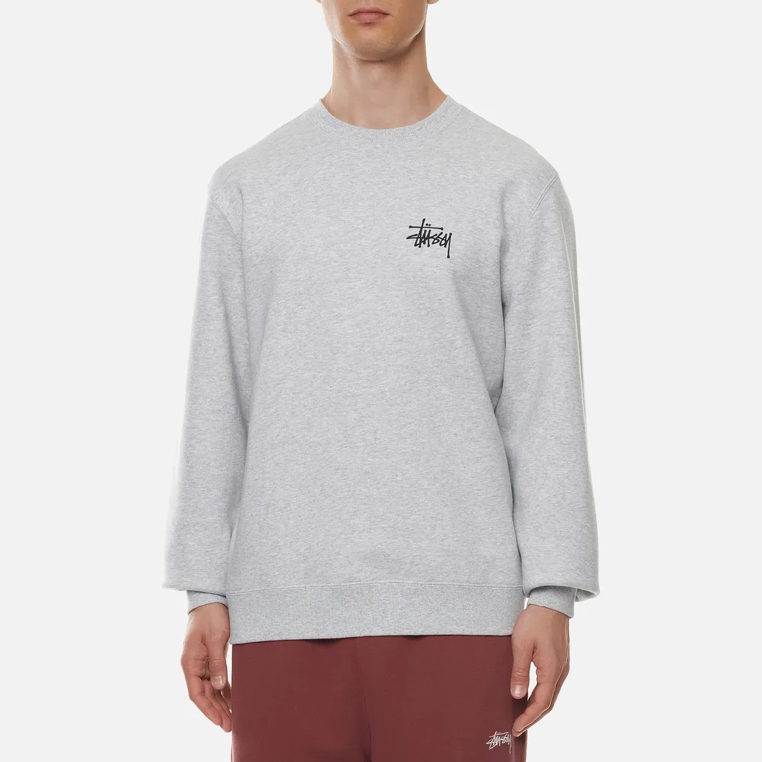 Stussy Мужская толстовка Basic Stussy Logo Crew