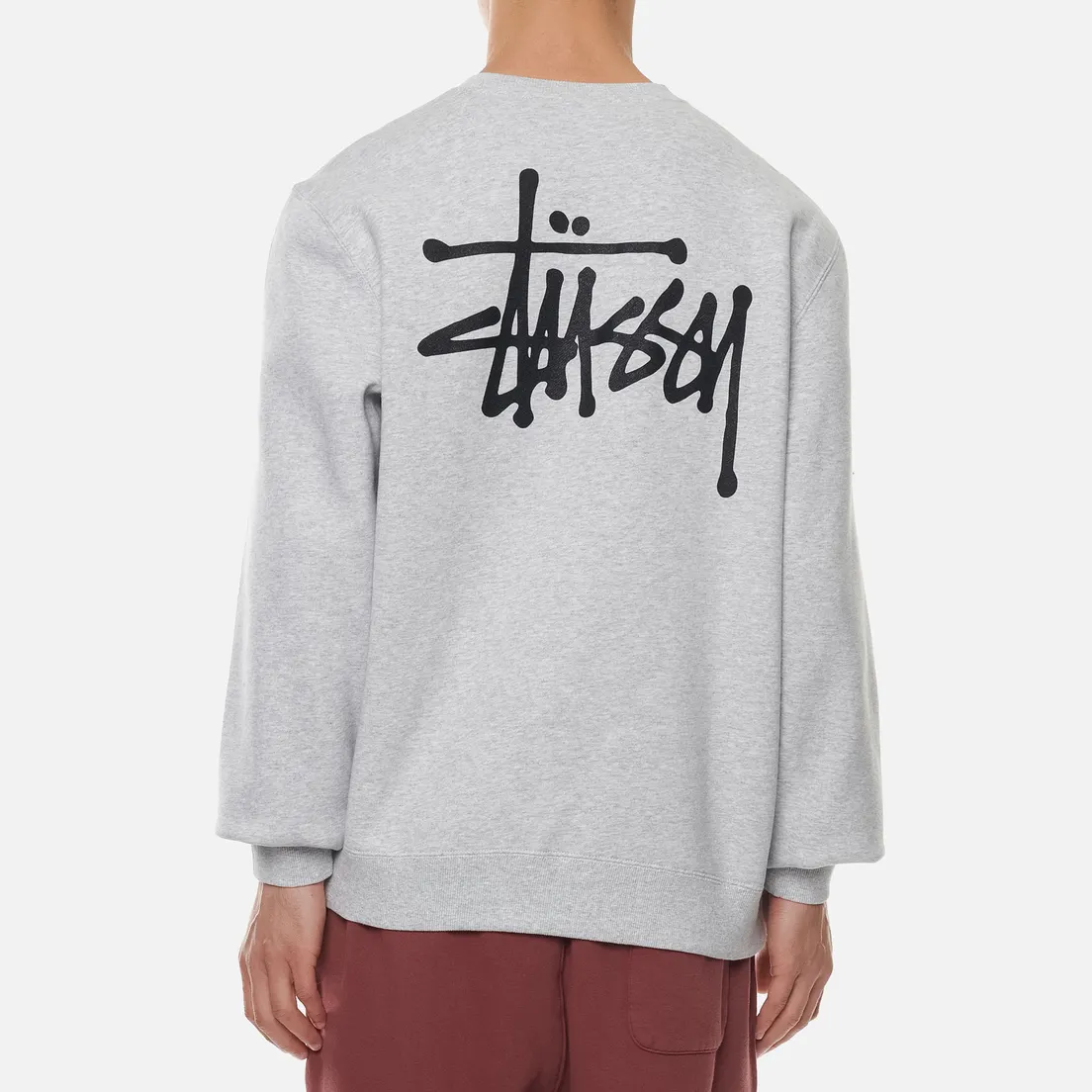 Stussy Мужская толстовка Basic Stussy Logo Crew