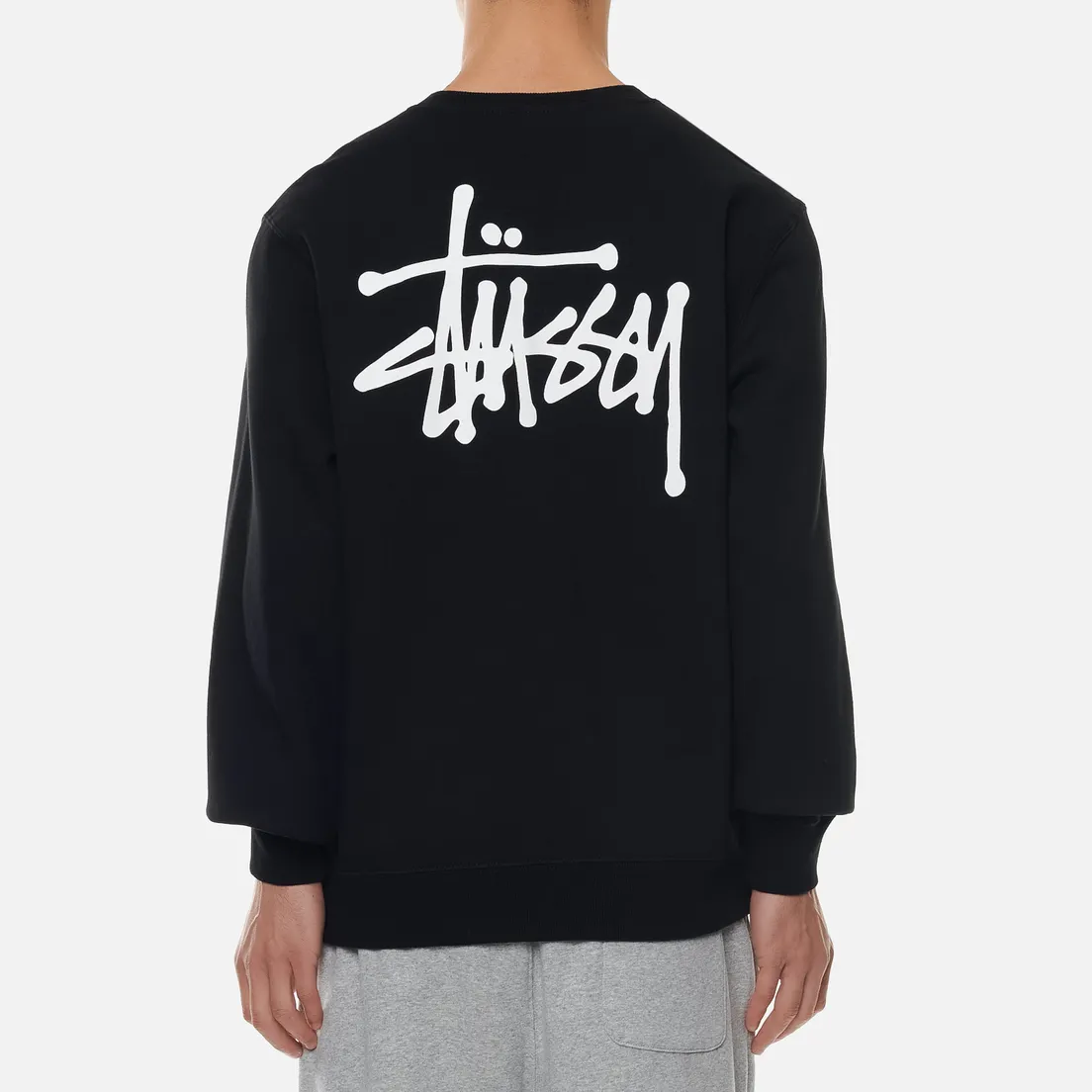 Stussy Мужская толстовка Basic Stussy Logo Crew