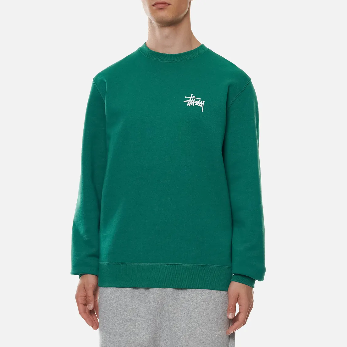 Stussy Мужская толстовка Basic Stussy Logo Crew