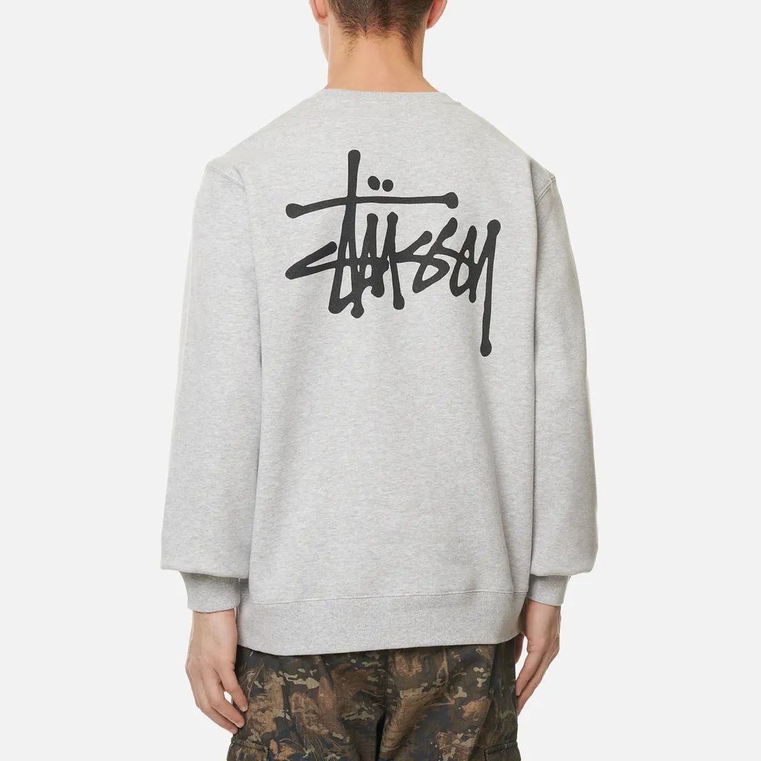 Stussy Мужская толстовка Basic Stussy Crew