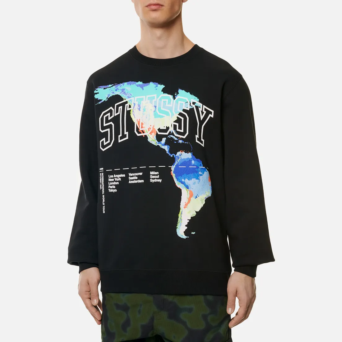 Stussy Мужская толстовка Thermal Crew