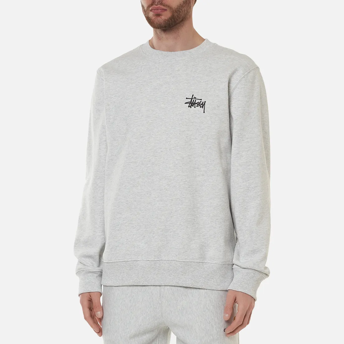 Stussy Мужская толстовка Basic Stussy Print Crew