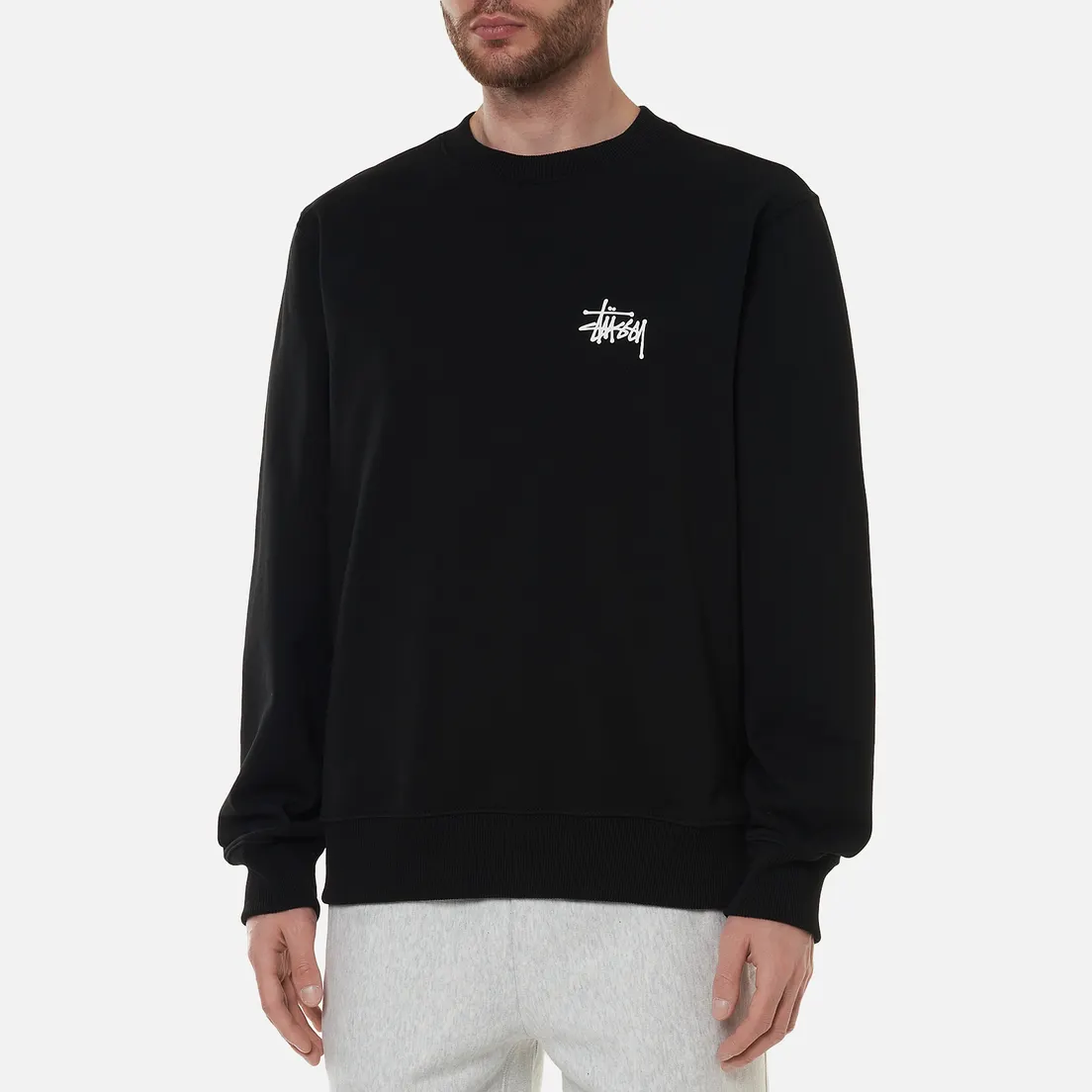 Stussy Мужская толстовка Basic Stussy Print Crew