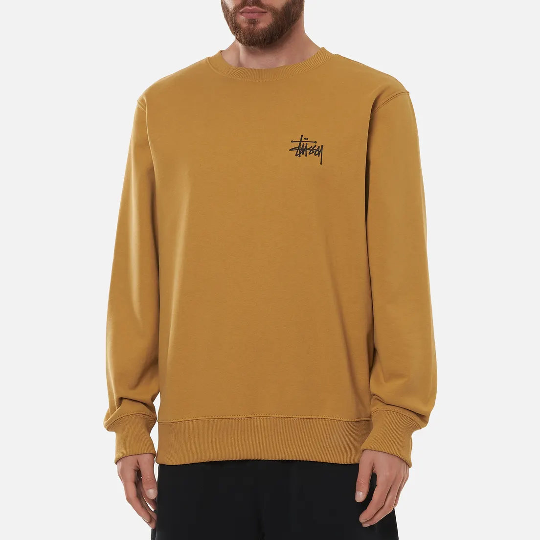 Stussy Мужская толстовка Basic Stussy Print Crew