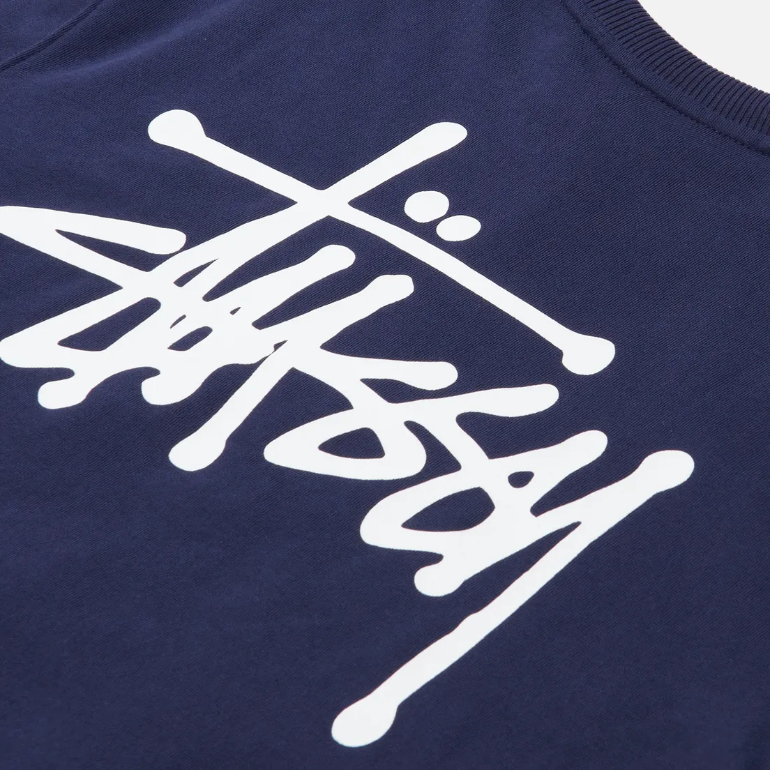 Stussy Мужская толстовка Basic Stussy Print Crew
