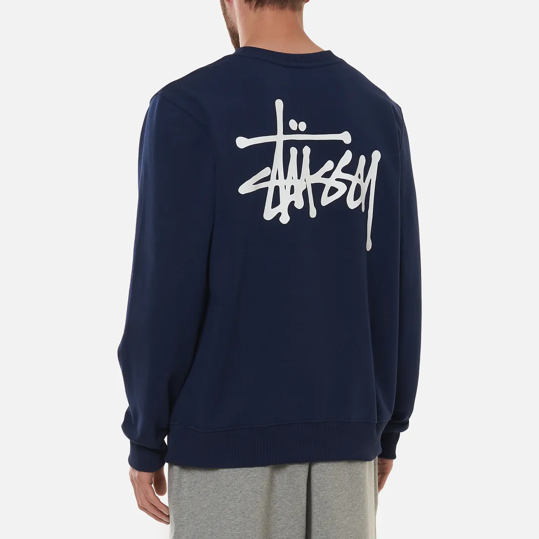 Stussy Мужская толстовка Basic Stussy Print Crew