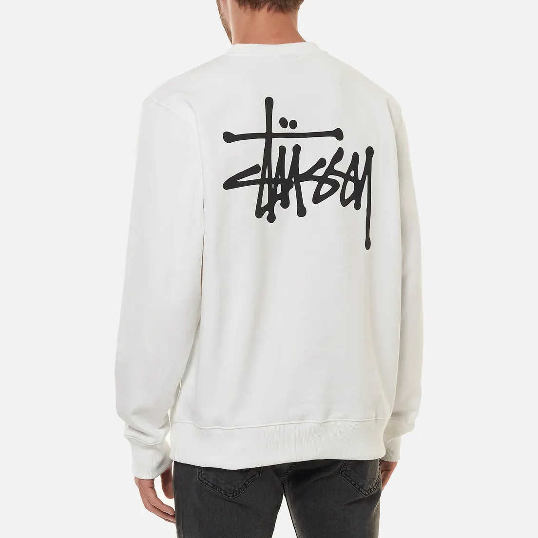 Stussy Мужская толстовка Basic Stussy Print Crew