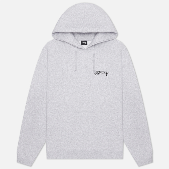 Мужская толстовка Stussy ITP Roses Hoodie Ash Heather