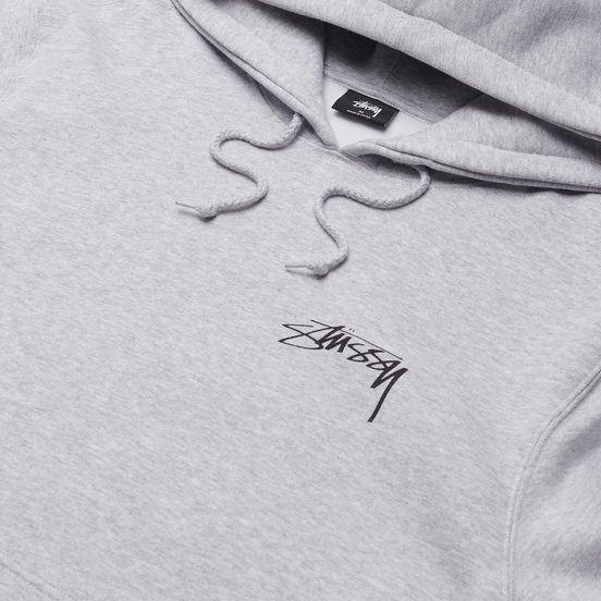 Мужская толстовка Stussy ITP Roses Hoodie Ash Heather