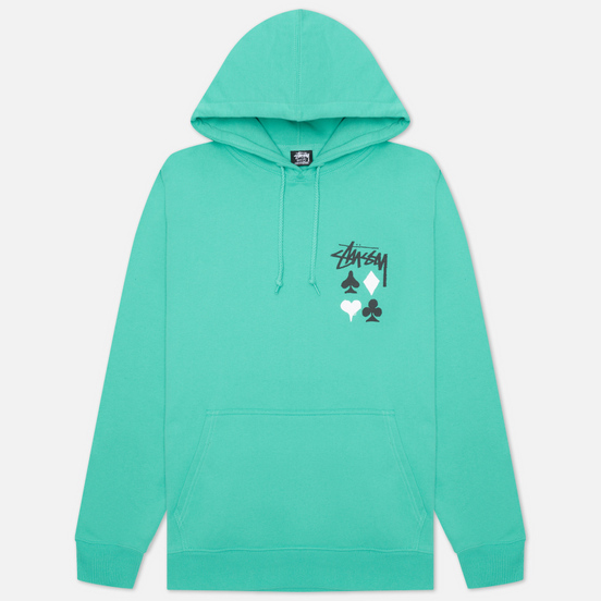Мужская толстовка Stussy Full Deck 2 Hoodie Green