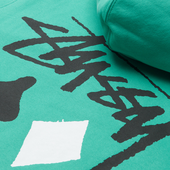 Мужская толстовка Stussy Full Deck 2 Hoodie Green
