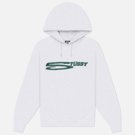 Мужская толстовка Stussy Stretch Hoodie, цвет серый, размер S