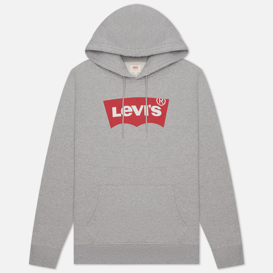 Мужская толстовка Levi's Graphic Hoodie Midtone Heather Grey