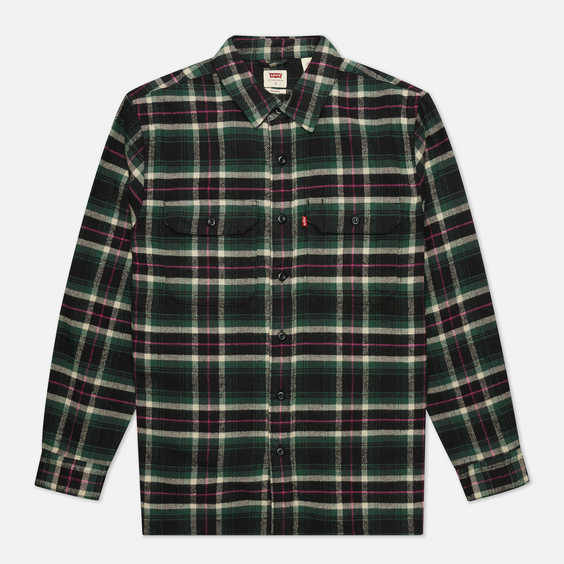 Levi's Мужская рубашка Jackson Worker Flannel