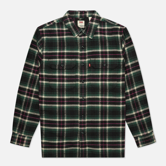 Мужская рубашка Levi's Jackson Worker Flannel Wadena Meteorite