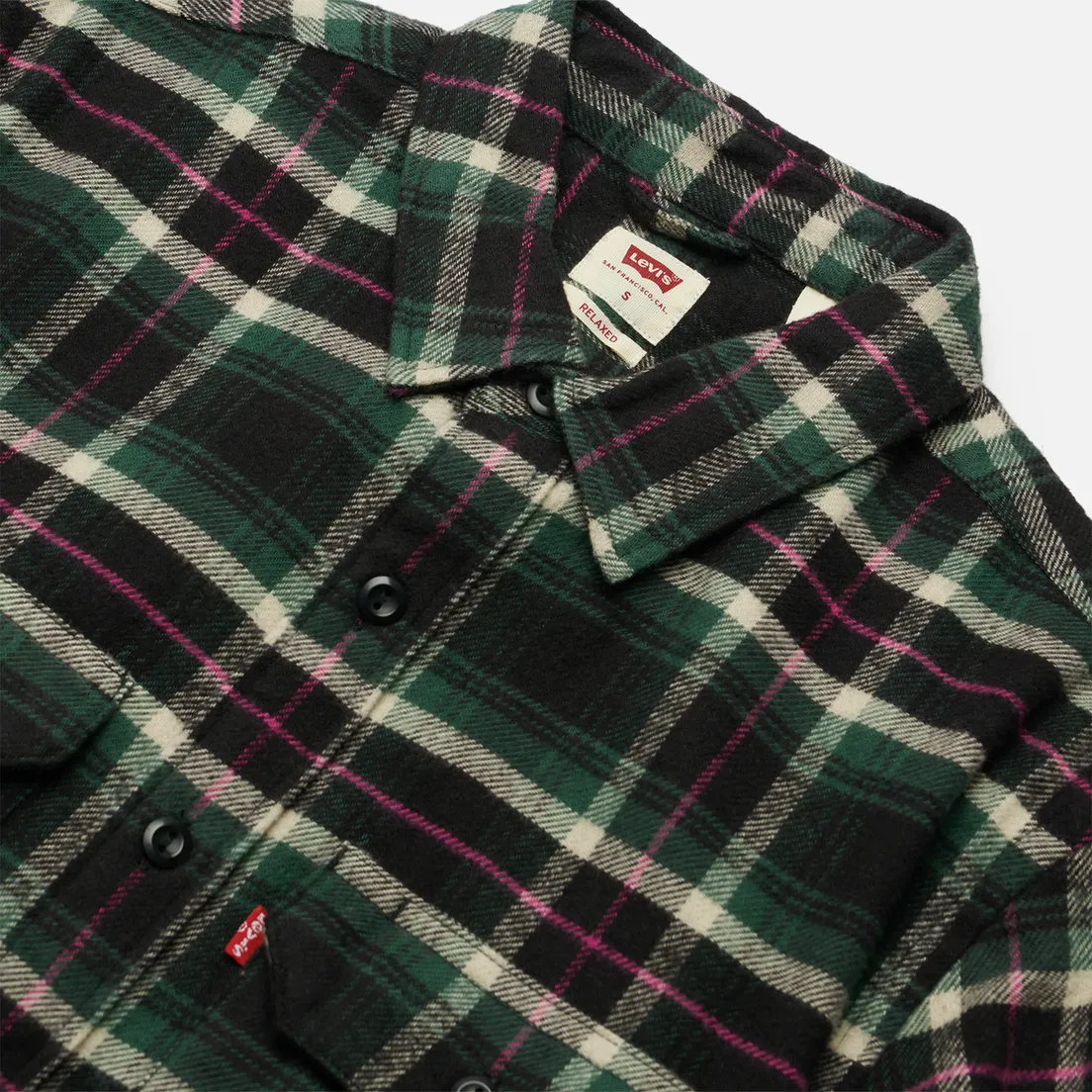 Levi's Мужская рубашка Jackson Worker Flannel