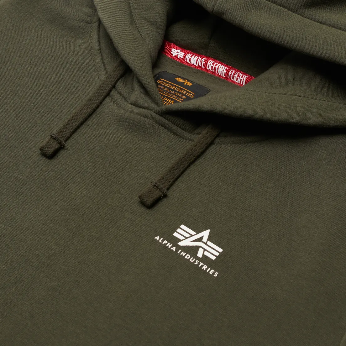 Alpha Industries Мужская толстовка Basic Small Logo Hoody