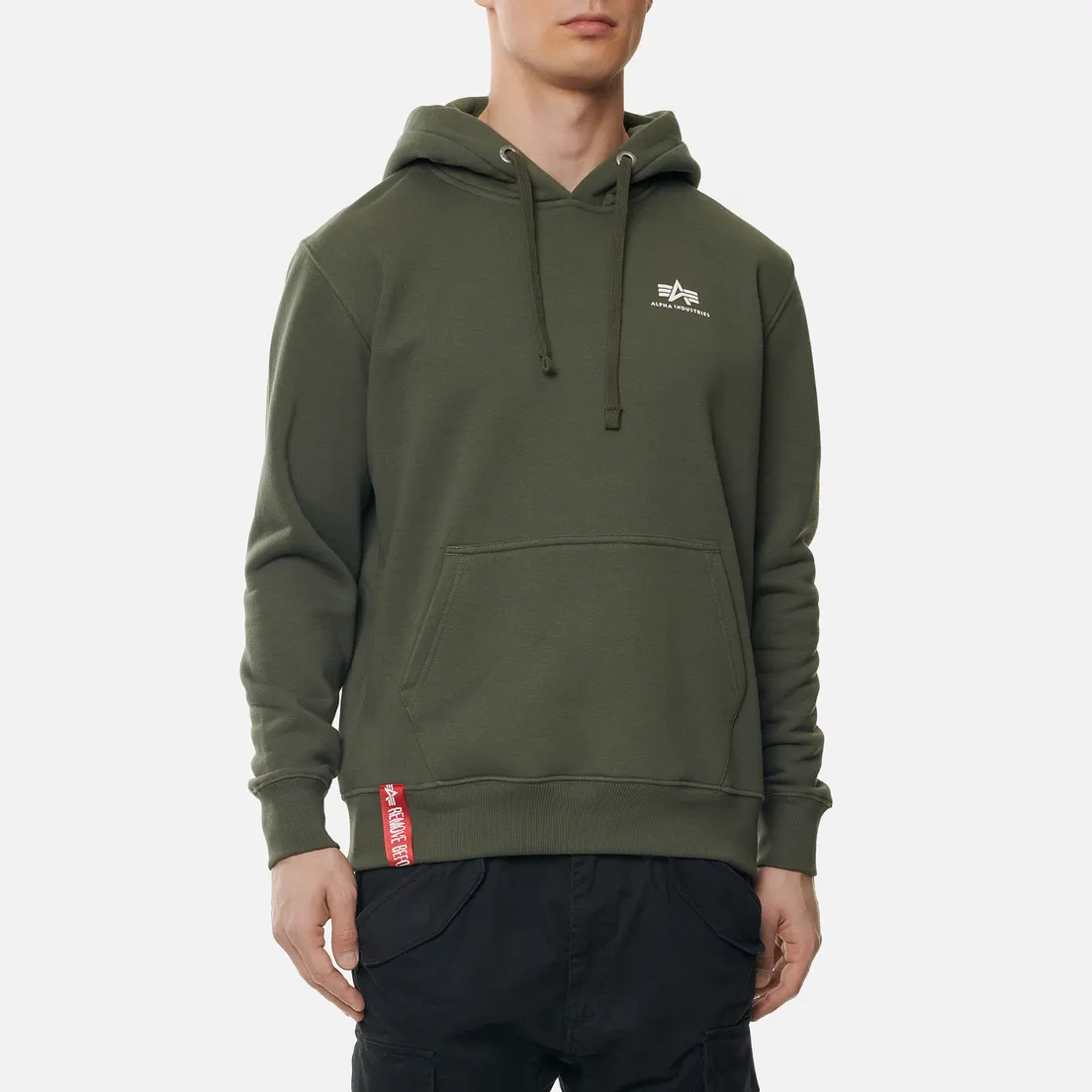 Alpha Industries Мужская толстовка Basic Small Logo Hoody