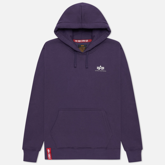 Мужская толстовка Alpha Industries Basic Small Logo Hoody Night Shade