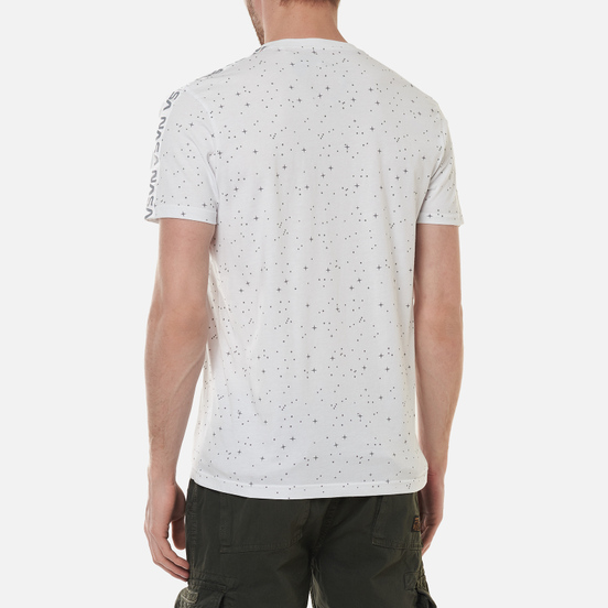 Мужская футболка Alpha Industries NASA Tape White