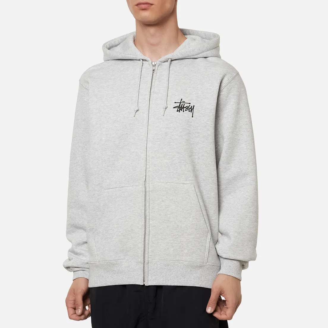 Stussy Мужская толстовка Basic Zip Hoodie