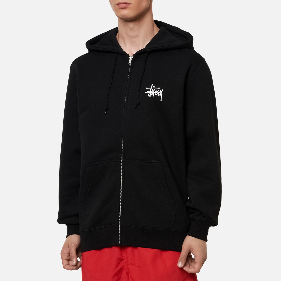 Stussy Мужская толстовка Basic Zip Hoodie