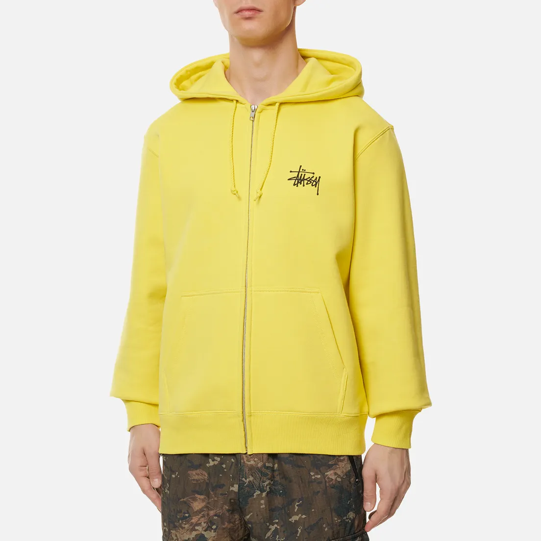Stussy Мужская толстовка Basic Stussy Full Zip Hoodie