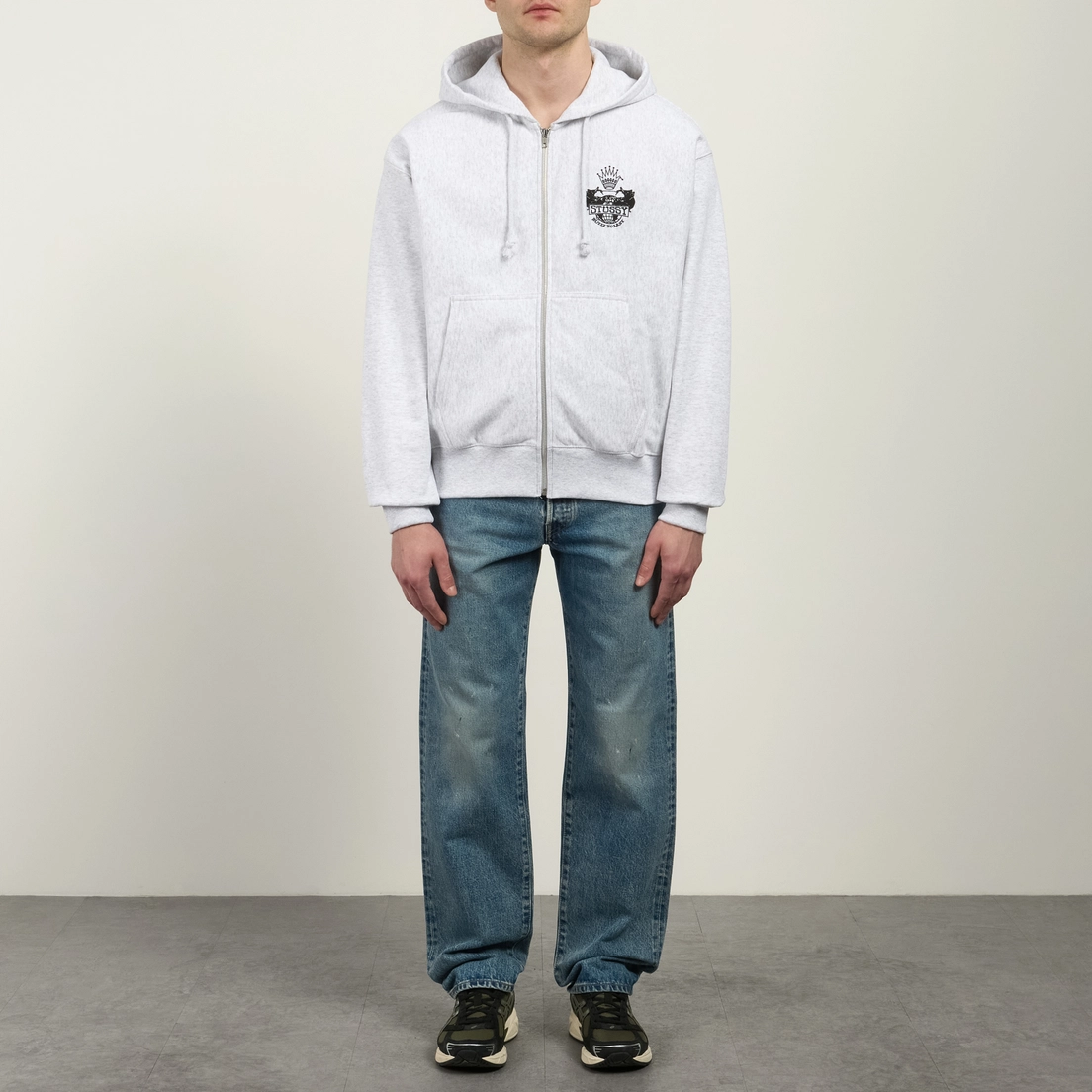 Stussy Мужская толстовка Built To Last Zip Hoodie