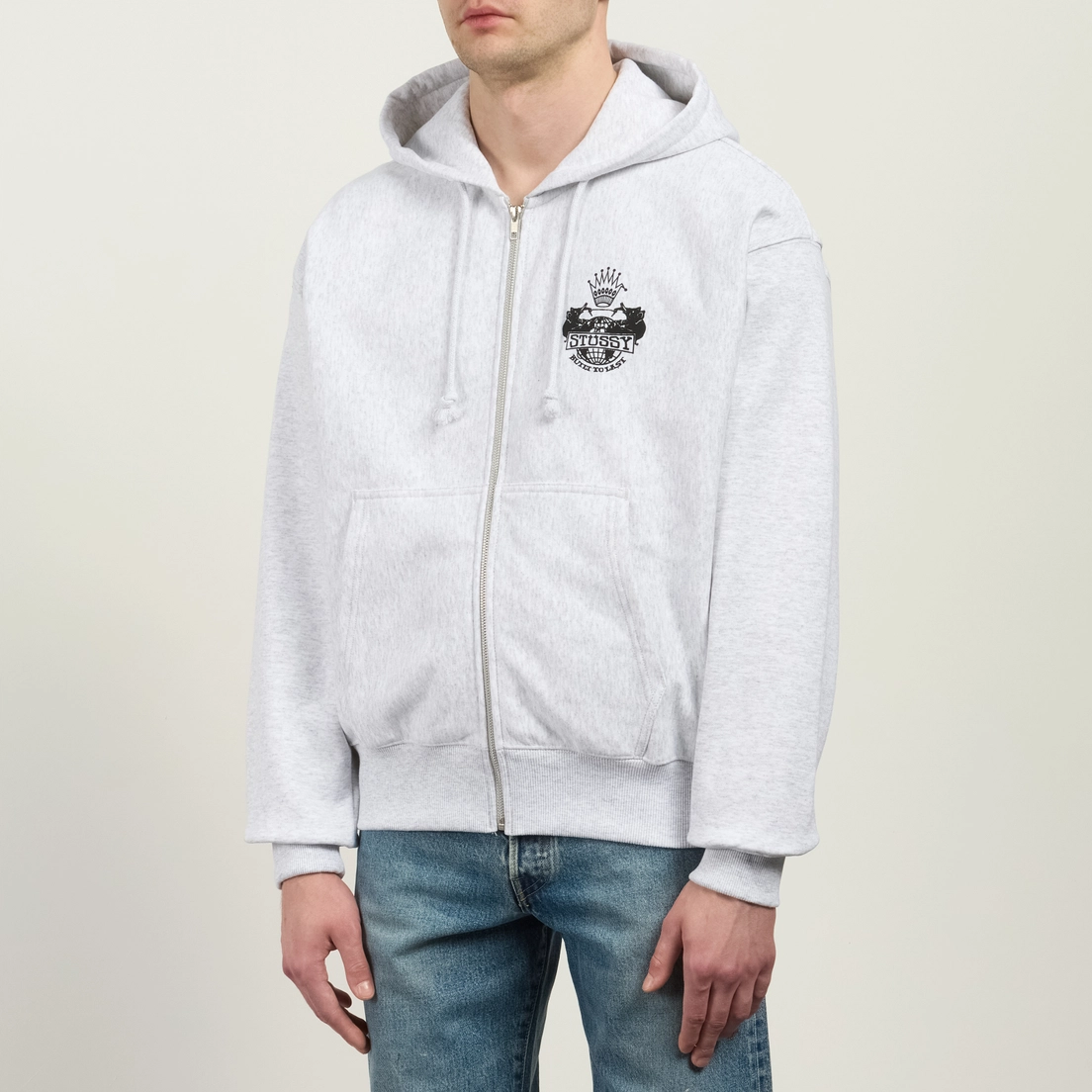 Stussy Мужская толстовка Built To Last Zip Hoodie