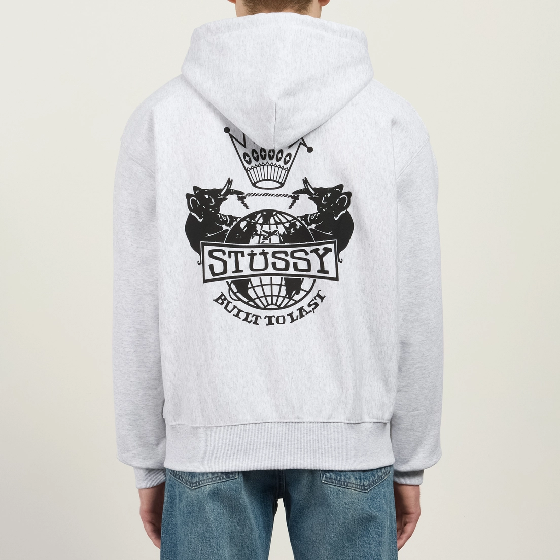 Stussy Мужская толстовка Built To Last Zip Hoodie