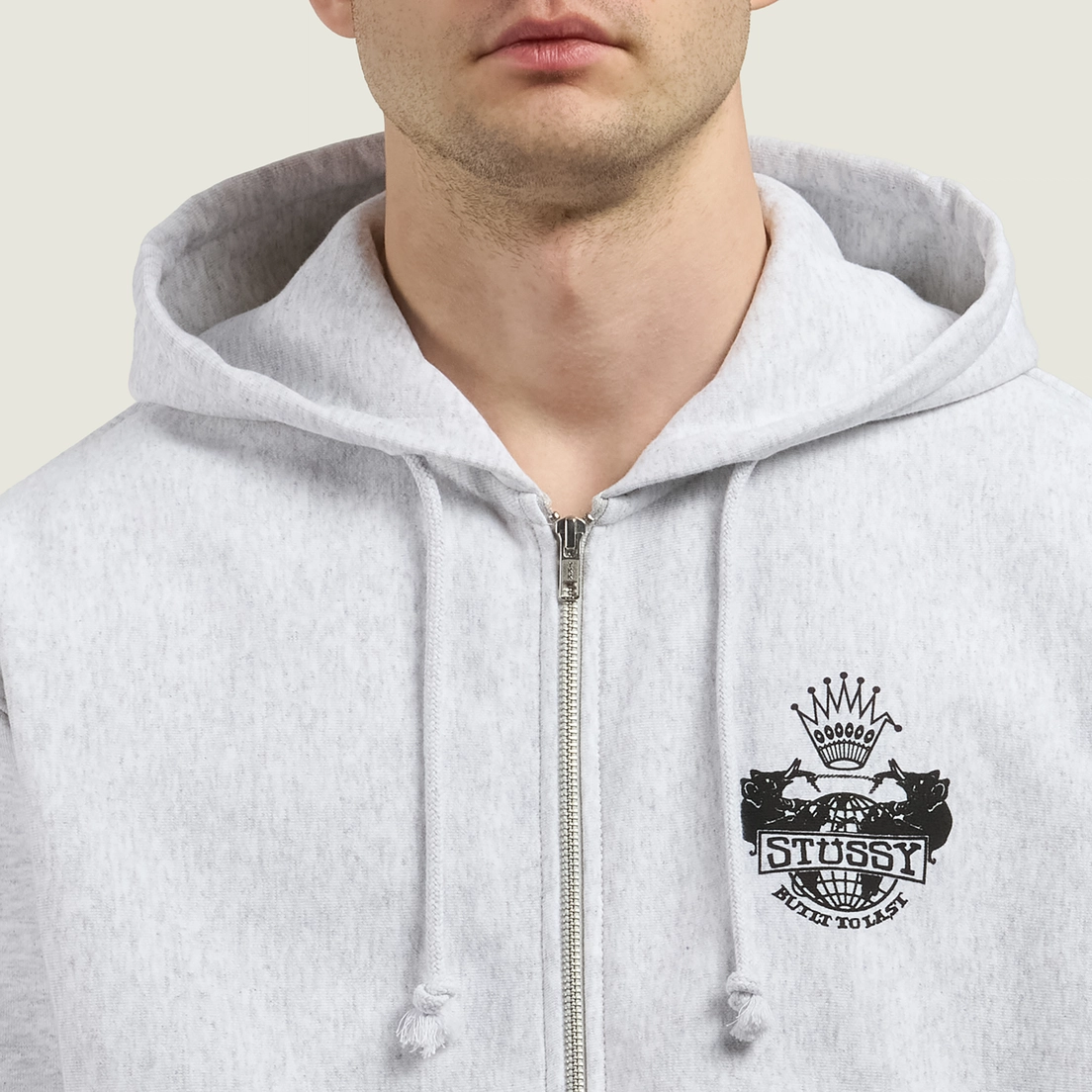Stussy Мужская толстовка Built To Last Zip Hoodie