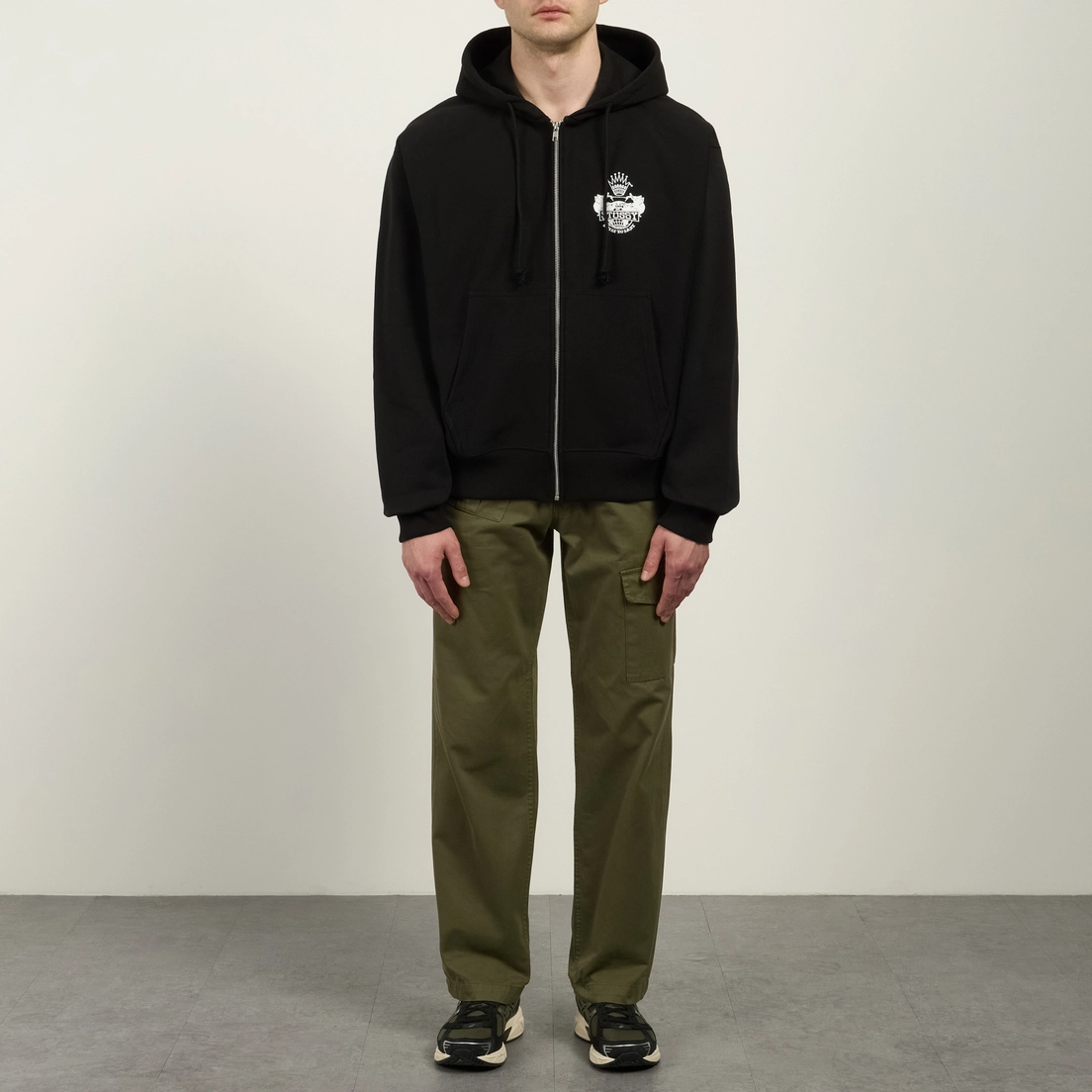 Stussy Мужская толстовка Built To Last Zip Hoodie