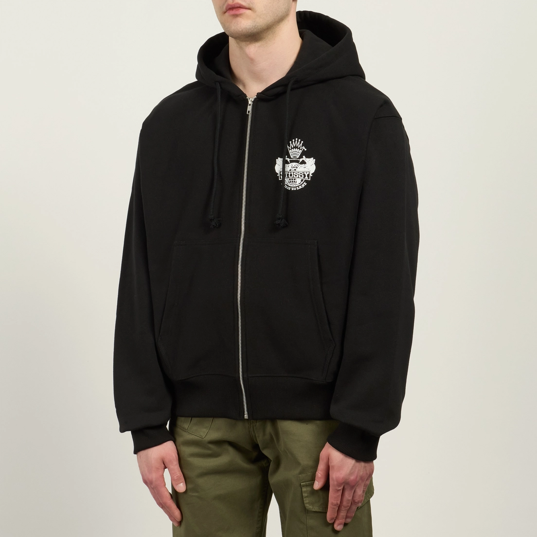 Stussy Мужская толстовка Built To Last Zip Hoodie
